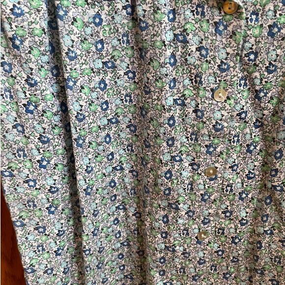 Jane & DeLancey Blue Floral Blouse - Picture 3 of 5